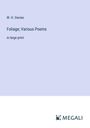 W. H. Davies: Foliage; Various Poems, Buch
