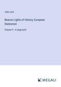 John Lord: Beacon Lights of History; European Statesmen, Buch