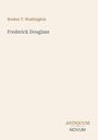 „Booker T. Washington, Frederick Douglass“, unten rechts „ANTIQUM NOVUM“, dezentes und minimalistisches Design.
