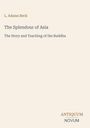 Titel "The Splendour of Asia", Autor "L. Adams Beck". Gelbe Hintergrundfarbe, minimalistisches Design.