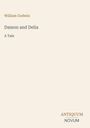 Der Text zeigt den Autor "William Godwin" und den Titel "Damon and Delia: A Tale". Unten steht "ANTIQUM NOVUM".