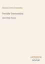Text: "Thomas Green Fessenden, Terrible Tractoration, And Other Poems, ANTIQUUM NOVUM". Schlichtes Coverdesign in Beige.