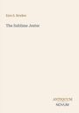 "Ezra S. Brudno, The Sublime Jester. Antiquum Novum. Schlichtes Design auf beigem Hintergrund."