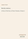 "James Grant, Morley Ashton, A Story of the Sea, Volume 3" in klassischer Schrift auf hellem Hintergrund. Unten rechts: "ANTIQUM NOVUM".