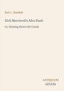 Der Text zeigt Titel und Autor eines Buches: "Dick Merriwell's Aëro Dash" von Burt L. Standish. Unten ist das Logo "Antiquum Novum".