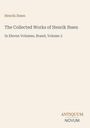 Buchdeckel mit Titel: "The Collected Works of Henrik Ibsen", "Brand, Volume 3". Beige Hintergrund. Rechts unten Logo: ANTIQUUM NOVUM.
