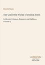 Text: "Henrik Ibsen, The Collected Works of Henrik Ibsen, In Eleven Volumes, Emperor and Galilean, Volume 5." Logo: Antiquum Novum.