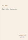 Text: "H. G. Wells Tales of the Unexpected ANTIQUUM NOVUM". Schlichtes Design mit hellem Hintergrund.