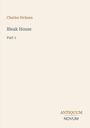 Text: Charles Dickens, Bleak House, Part 1. Beige Hintergrund, minimalistisches Design. Logo: ANTIQUUM NOVUM.