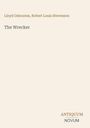 Text: "Lloyd Osbourne, Robert Louis Stevenson. The Wrecker. ANTIQUUM NOVUM." Schlichtes, minimalistisches Cover.