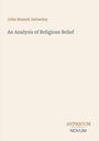 "John Russell Amberley. An Analysis of Religious Belief. ANTIQUUM NOVUM." Schlichtes, minimalistisches Design.