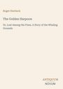 Titel: "The Golden Harpoon" von Roger Starbuck. Unten rechts steht "ANTIQUM NOVUM". Beigefarbener Hintergrund.