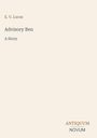 Der Text zeigt: "E. V. Lucas", "Advisory Ben", "A Story", unten steht "ANTIQUM NOVUM". Beige Hintergrund.