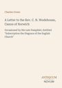 Buchtitel von Charles Green: "A Letter to the Rev. C. N. Wodehouse". Unten rechts: "ANTIQUM NOVUM". Hellbeiger Hintergrund.