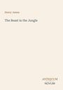 "Henry James: The Beast in the Jungle" im oberen Bereich, "ANTIQUM NOVUM" unten. Schlichtes Cover mit hellem Hintergrund.