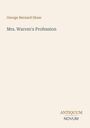 „George Bernard Shaw: Mrs. Warren's Profession.“ Unten rechts steht „ANTIQUM NOVUM“ in einem minimalistischen Design.