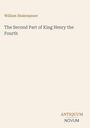 "William Shakespeare. The Second Part of King Henry the Fourth. ANTIQUUM NOVUM." Dezentes Design auf hellem Hintergrund.