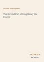 Oben steht „William Shakespeare“. Darunter „The Second Part of King Henry the Fourth“. Unten rechts „ANTIQUM NOVUM“. Beigefarbener Hintergrund.