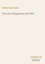 „The Life of King Henry the Fifth“ von William Shakespeare. Unten steht „ANTIQUM NOVUM“, minimalistisches Design.