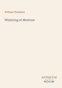 Text: "William Chambers", "Wintering at Mentone", "ANTIQUM NOVUM". Einfache, minimalistische Gestaltung auf hellem Untergrund.