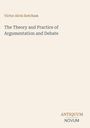 Text: Victor Alvin Ketcham - The Theory and Practice of Argumentation and Debate. Unten rechts steht: ANTIQUUM NOVUM. Hellbeiger Hintergrund.