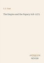 "T. F. Tout", "The Empire and the Papacy 918-1273", "ANTIQUM NOVUM". Ein minimalistisches Buchcoverdesign.