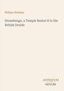 Titel: "Stonehenge, a Temple Restor'd to the British Druids". Autor: William Stukeley. Beige Hintergrund, Buchcover.