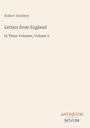Oben steht „Robert Southey“. Darunter „Letters from England“. Unten rechts ein Logo mit „ANTIQUM NOVUM“ auf hellem Grund.