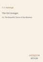 „T. C. Harbaugh: The Girl Avenger, Or, The Beautiful Terror of the Maumee“ steht zentriert auf beigem Hintergrund. Logo unten rechts.