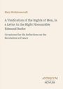 Mary Wollstonecraft. A Vindication of the Rights of Men. Beige Hintergrund, schlichte Typografie, unten steht Antiquum Novum.