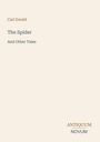 Text: "Carl Ewald", "The Spider", "And Other Tales", "ANTIQUM NOVUM". 
Minimalistisches Buchcover-Design mit hellem Hintergrund.