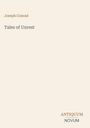 Oberer Text: Joseph Conrad. Mittig: Tales of Unrest. Unten: ANTIQUUM NOVUM. Schlichtes, beiges Design.