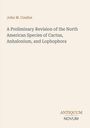 Text: John M. Coulter, A Preliminary Revision of the North American Species of Cactus, Anhalonium, and Lophophora. Unten rechts: ANTIQUUM NOVUM. Beiger Hintergrund.