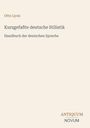 Otto Lyon: Kurzgefaßte deutsche Stilistik, Buch