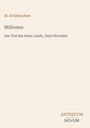 M. Artzibaschew, "Millionen", "Der Tod des Iwan Lande, Zwei Novellen". Unten: "ANTIQUM NOVUM". Schlichtes Design.