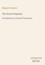 Margaret Cameron. The Seven Purposes. An Experience in Psychic Phenomena. Unten rechts: ANTIQUUM NOVUM. Beigefarbener Hintergrund.
