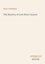 Titel: "The Mystery of Lost River Canyon" von Harry Castlemon. Unten rechts steht "ANTIQUM NOVUM". Hintergrund in Beige.