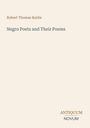 Titel: "Negro Poets and Their Poems" von Robert Thomas Kerlin. Unten rechts steht "Antiquum Novum". Schlichtes Design.