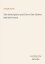 Text: "Joseph Harris. The Description and Use of the Globes and the Orrery. ANTIQUUM NOVUM." Auf beigem Hintergrund.