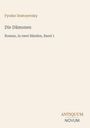 "Fyodor Dostoyevsky, Die Dämonen, Roman, in zwei Bänden, Band 1." Ein schlichtes Cover, helle Hintergrundfarbe.