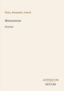 Text: "Plato, Benjamin Jowett", "Menexenus", "Eryxias", "ANTIQUM NOVUM". Einfache, minimalistische Gestaltung.