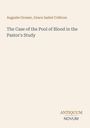 Text: "Auguste Groner, Grace Isabel Colbron, The Case of the Pool of Blood in the Pastor's Study, ANTIQUUM NOVUM". Beige Hintergrund.