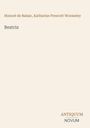 Honoré de Balzac: Beatrix, Buch