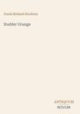 Ein minimalistisches Buchcover mit dem Titel „Rudder Grange“ von Frank Richard Stockton. Unten steht „ANTIQUM NOVUM“.
