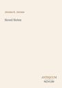 "Jerome K. Jerome, Novel Notes" oben und "ANTIQUM NOVUM" unten. Schlichtes Design auf beigem Hintergrund.