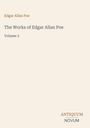 Text: Edgar Allan Poe, The Works of Edgar Allan Poe, Volume 3. Unten rechts "ANTIQUM NOVUM". Schlichtes Design.