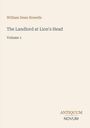 Titel: "The Landlord at Lion's Head, Volume 1" von William Dean Howells. Unten rechts: "ANTIQUM NOVUM". Schlichtes Design.