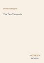"Booth Tarkington" oben, "The Two Vanrevels" in der Mitte, unten "ANTIQUM NOVUM". Schlichtes Design, beige Hintergrund.