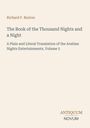 „Richard F. Burton. The Book of the Thousand Nights and a Night. Volume 5. ANTIQUUM NOVUM.“ Heller Hintergrund.