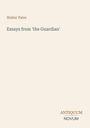 Oben steht "Walter Pater", darunter "Essays from 'the Guardian'", rechts unten "ANTIQUM NOVUM". Creamfarbenes Design.